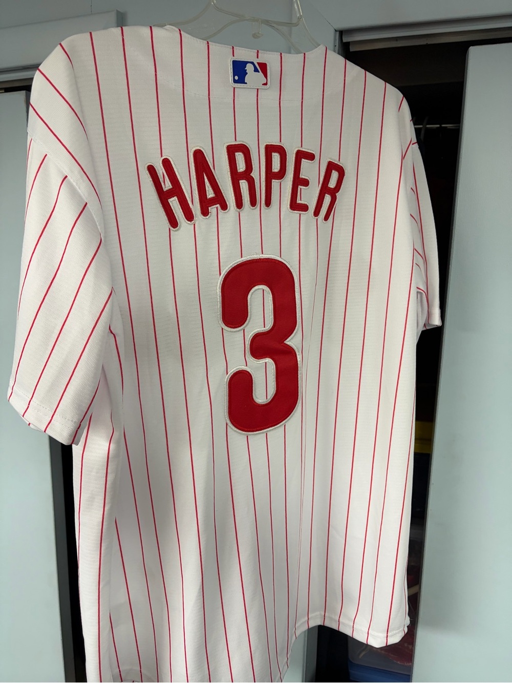 Philadelphia Phillies Bryce Harper nike MLB official home baseball jersey Small - Picture 9 of 12